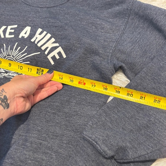 Sub Urban Riot Take A Hike Crewneck Sweater Grey Medium - Picture 5 of 9